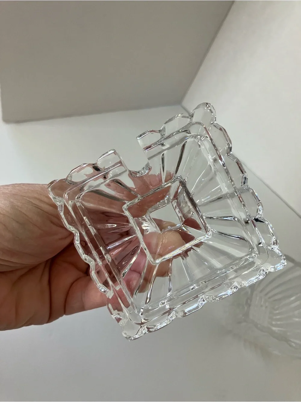 Fifth Avenue Crystal Alexandria Sq Candy Dish